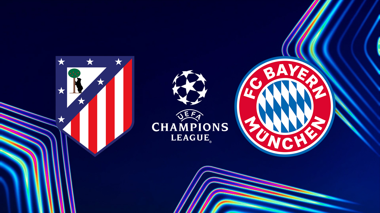Atlético Madrid vs Bayern Munich poster