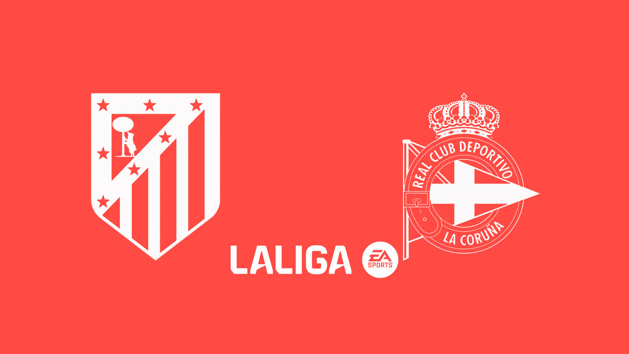 Atlético Madrid vs Deportivo de A Coruña poster