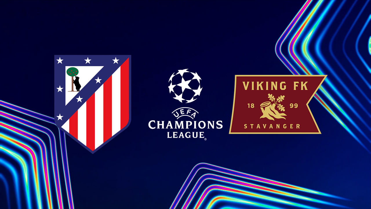 Atlético Madrid vs Viking poster
