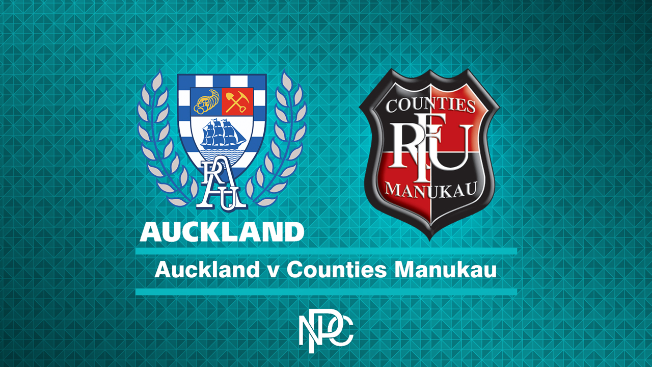 Auckland vs Counties Manukau poster