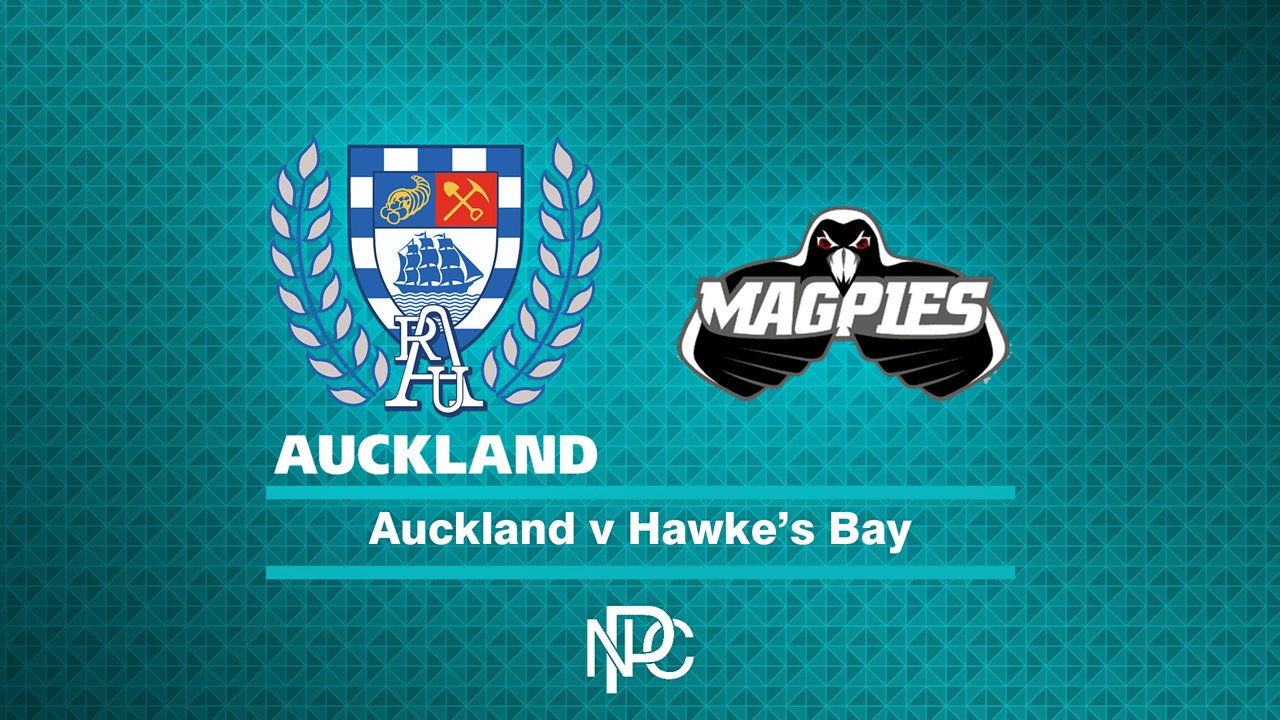 Auckland vs Hawkes Bay poster