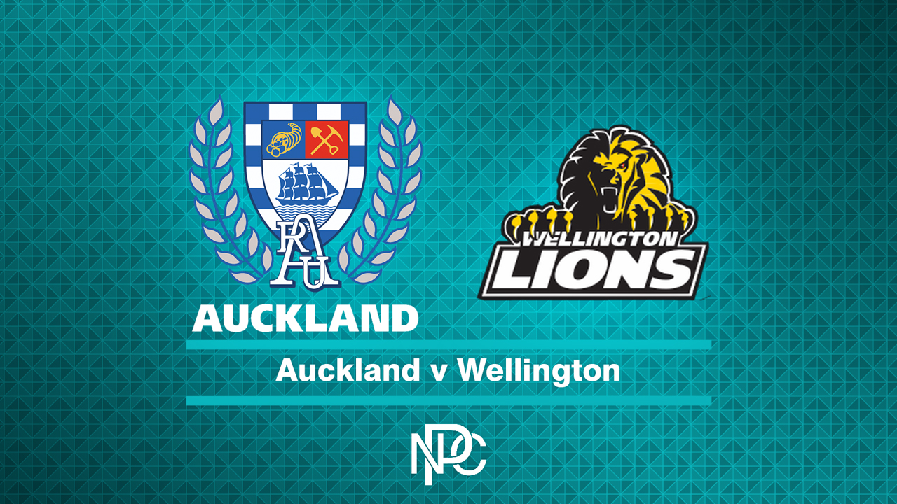 Auckland vs Wellington poster