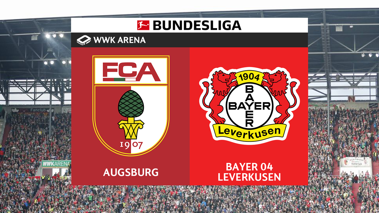 Augsburg vs Bayer Leverkusen poster