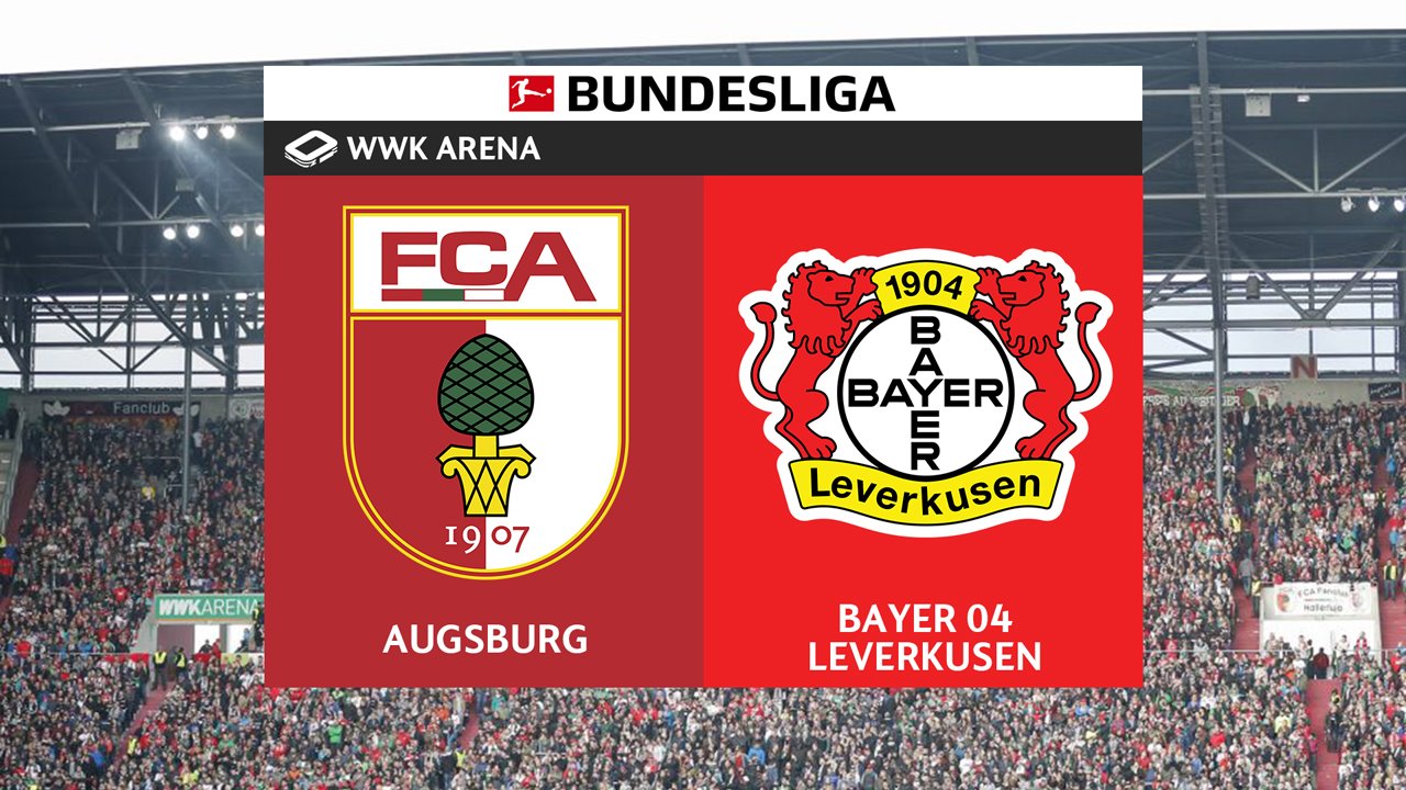 Augsburg vs Bayer Leverkusen poster