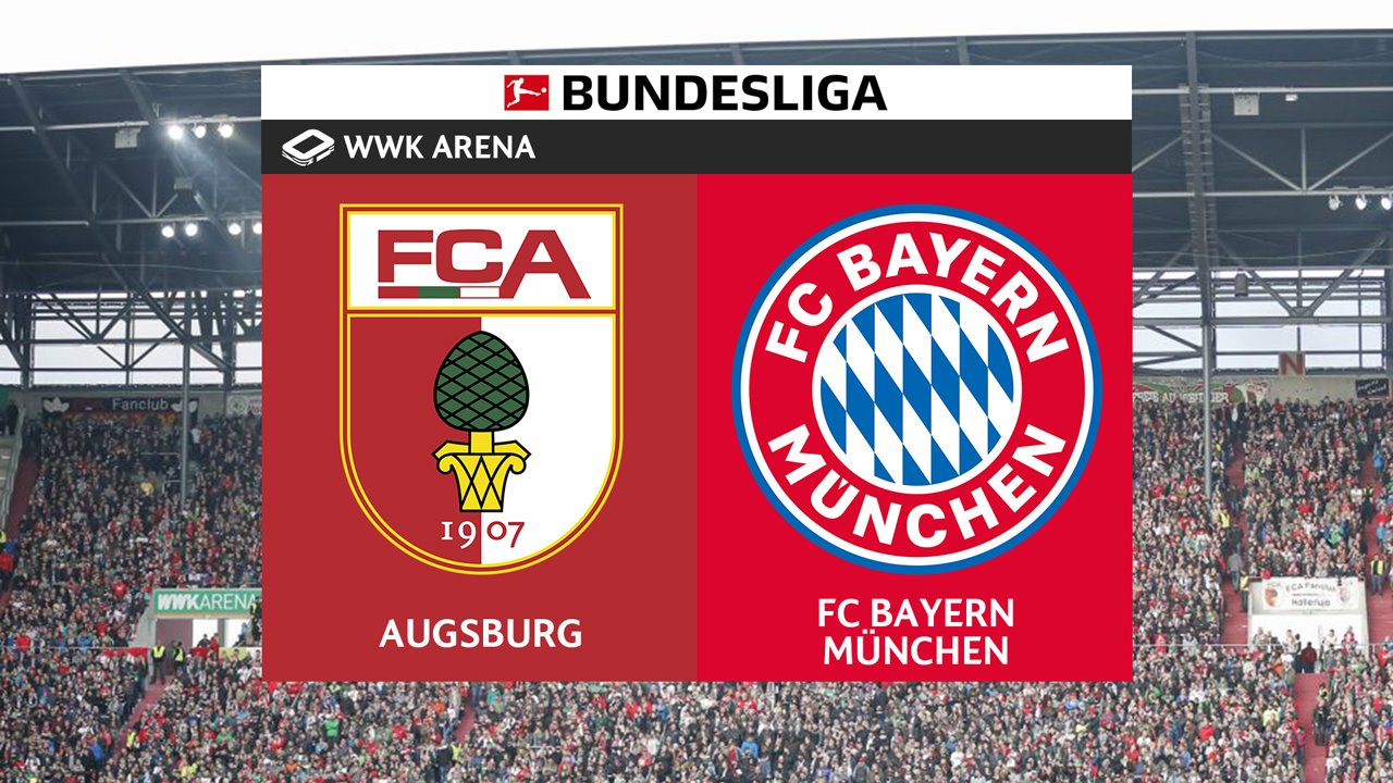 Augsburg vs Bayern Munich poster
