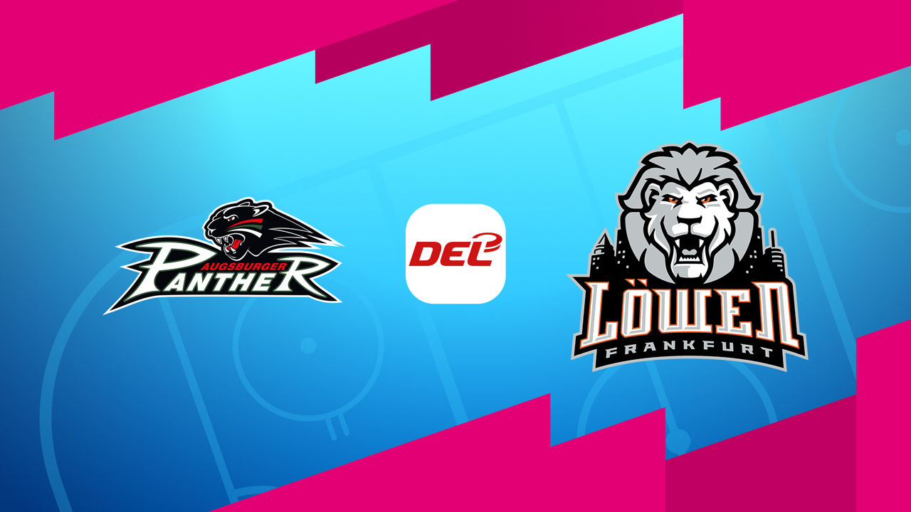 Augsburger Panther vs Löwen Frankfurt poster