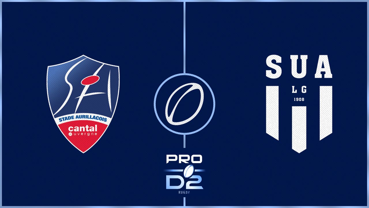 Aurillac vs SU Agen Lot-et-Garonne poster