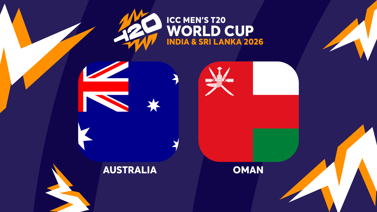 Australia Cricket vs Oman Cricket poster