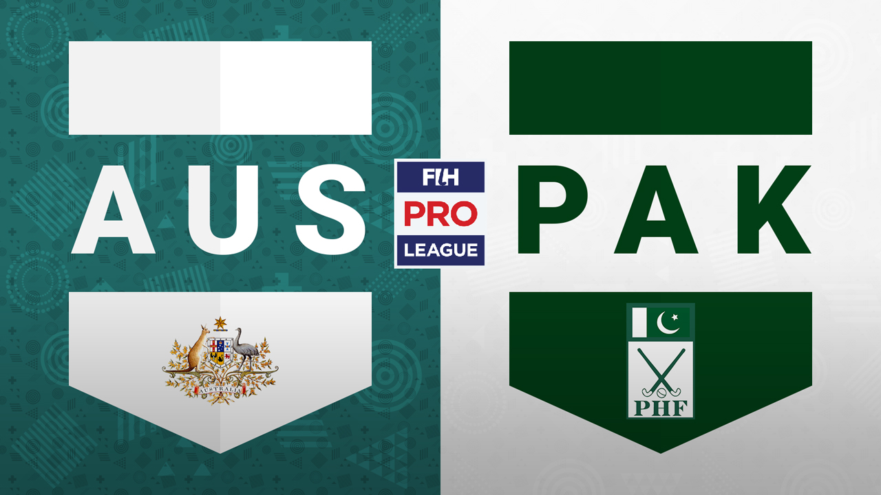 Australia Hockey vs Pakistan Hockey poster