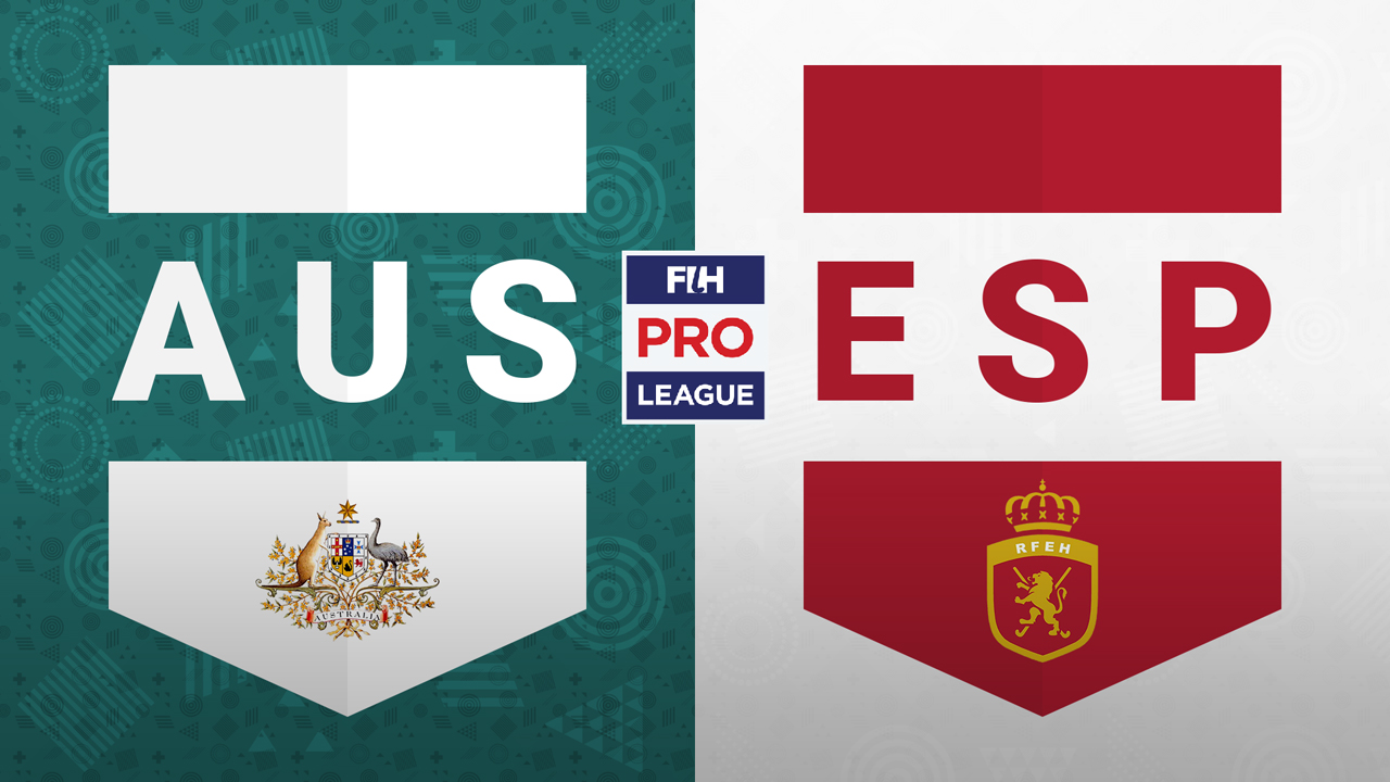 Australia Hockey vs Spain Hockey poster