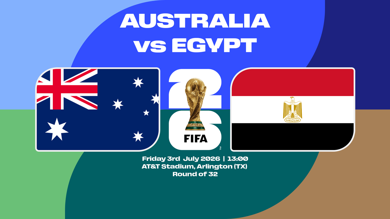 Australia vs Egypt poster
