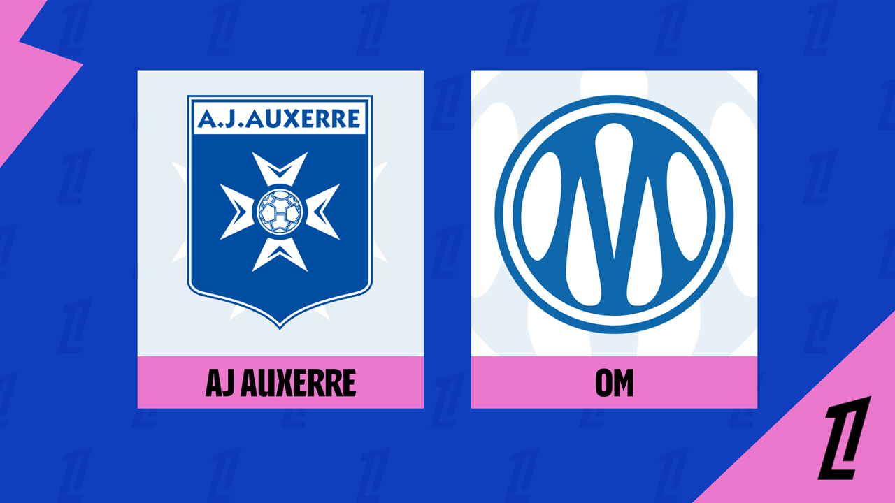 Auxerre vs Marseille poster