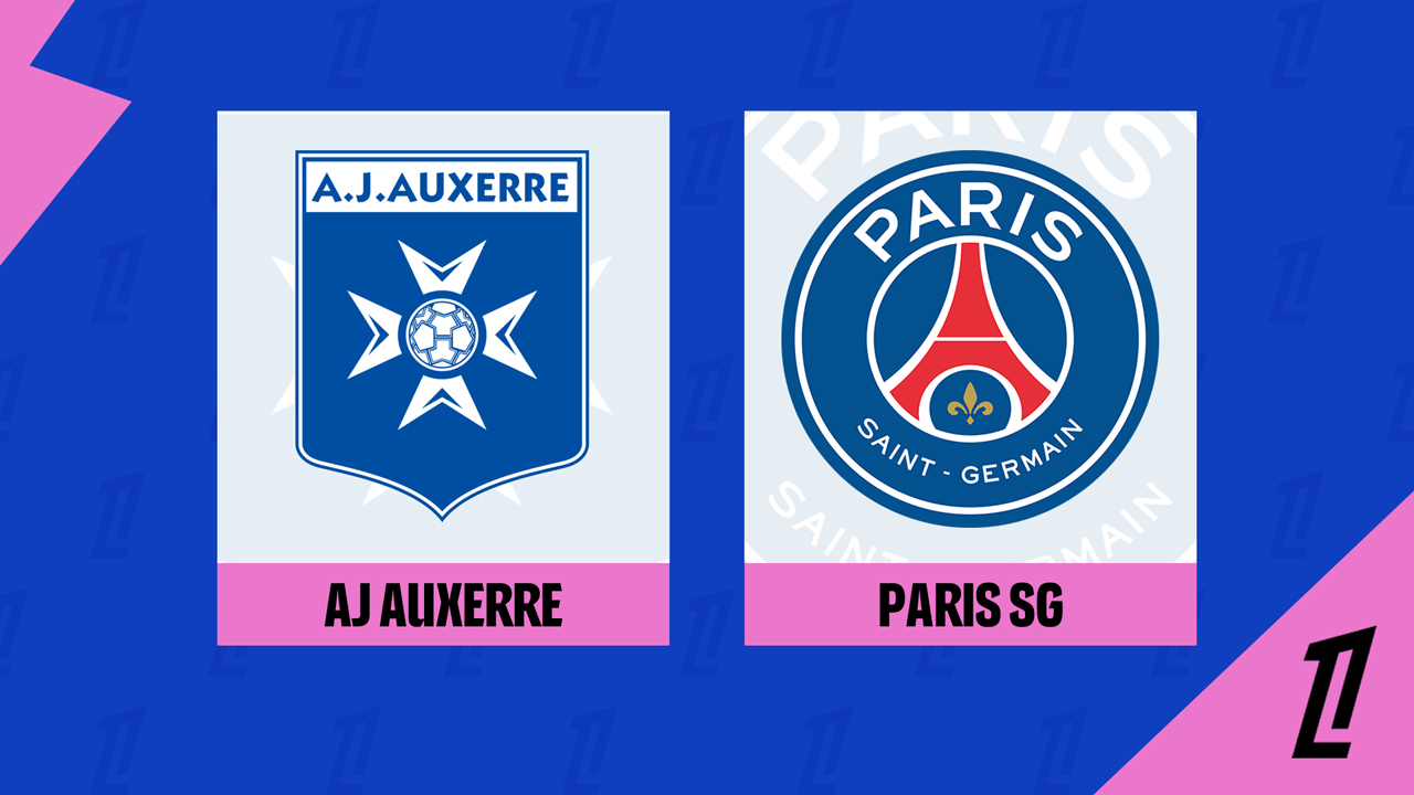 Auxerre vs Paris SG poster