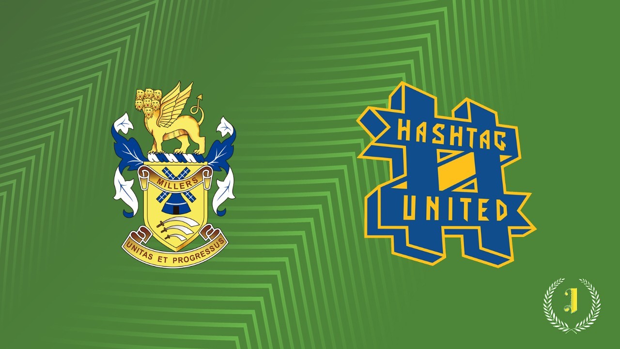 Aveley vs Hashtag United poster
