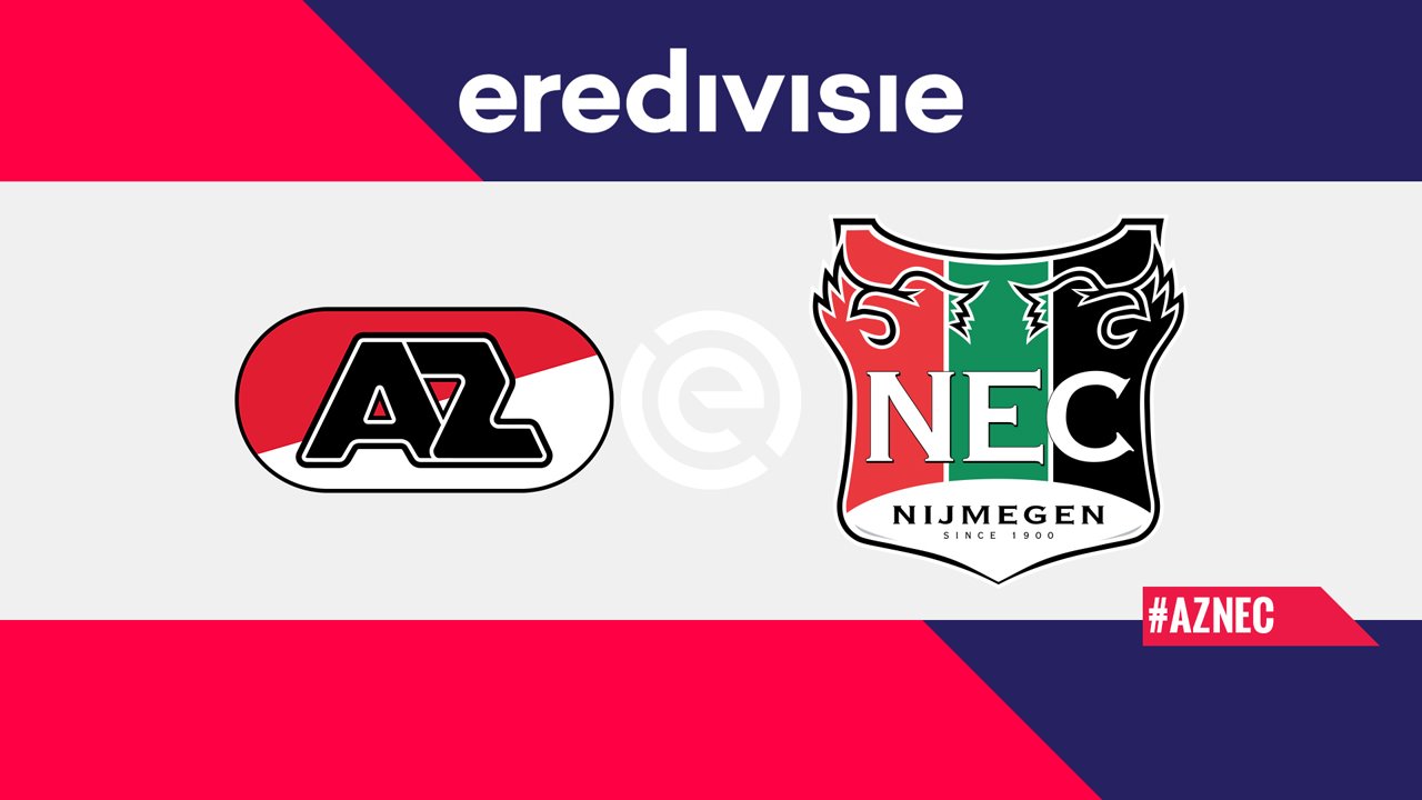 AZ Alkmaar vs NEC Nijmegen poster