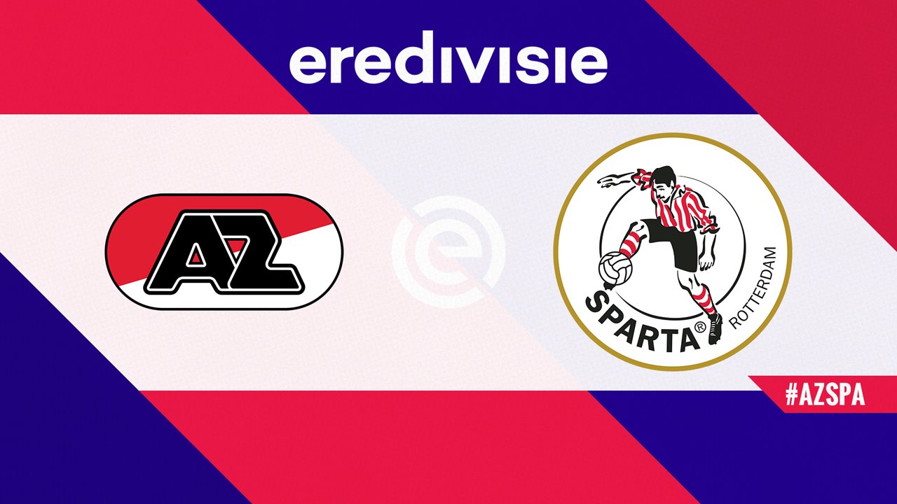 AZ Alkmaar vs Sparta Rotterdam poster
