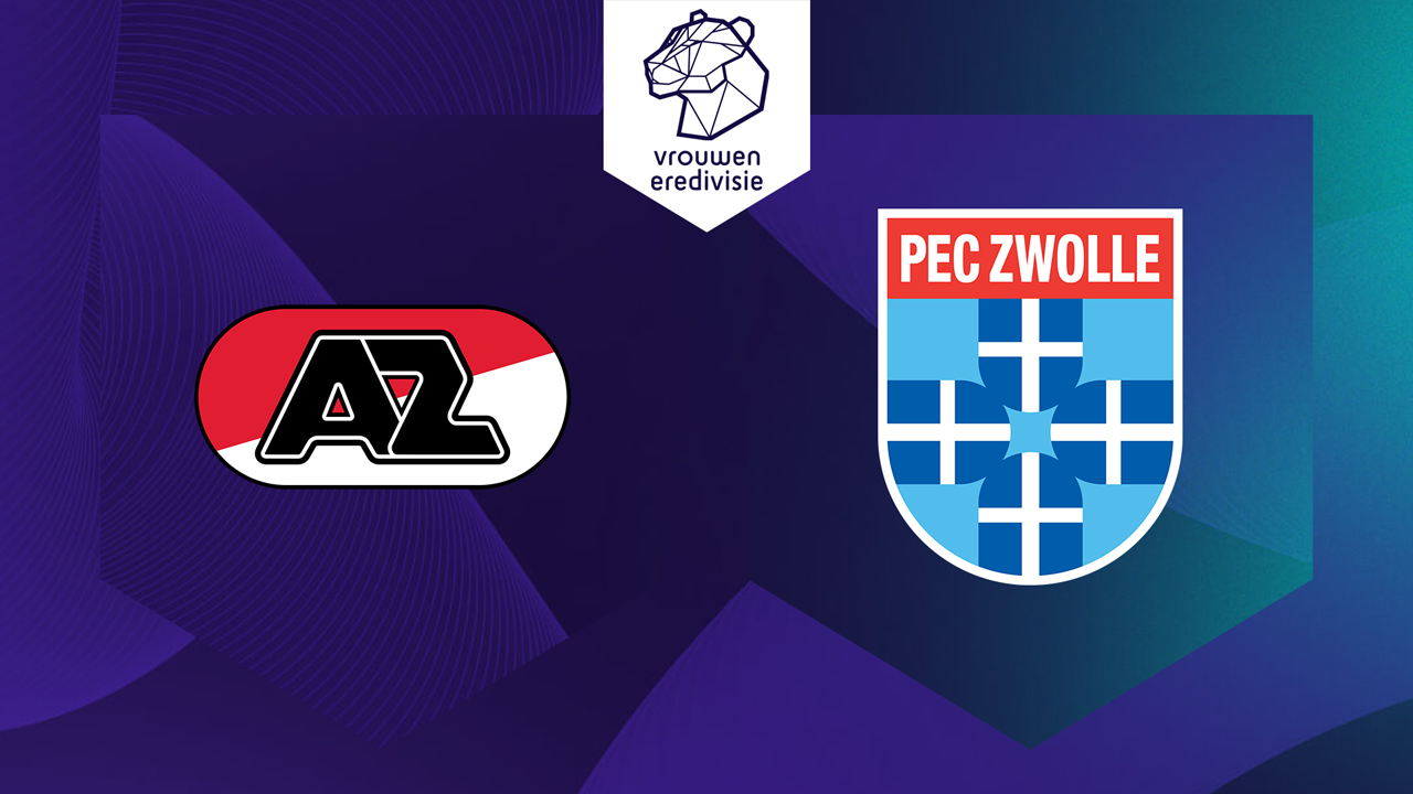 AZ Vrouwen vs PEC Zwolle Women poster