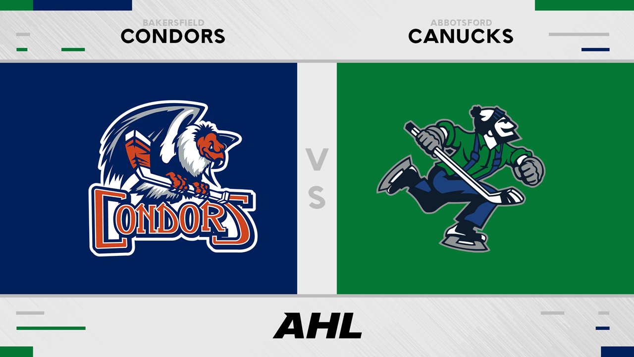 Bakersfield Condors vs Abbotsford Canucks poster