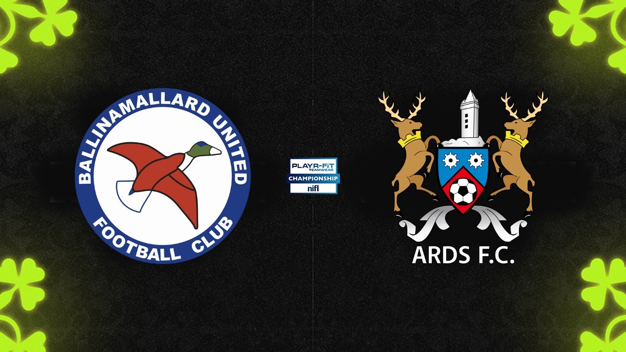 Ballinamallard United vs Ards poster