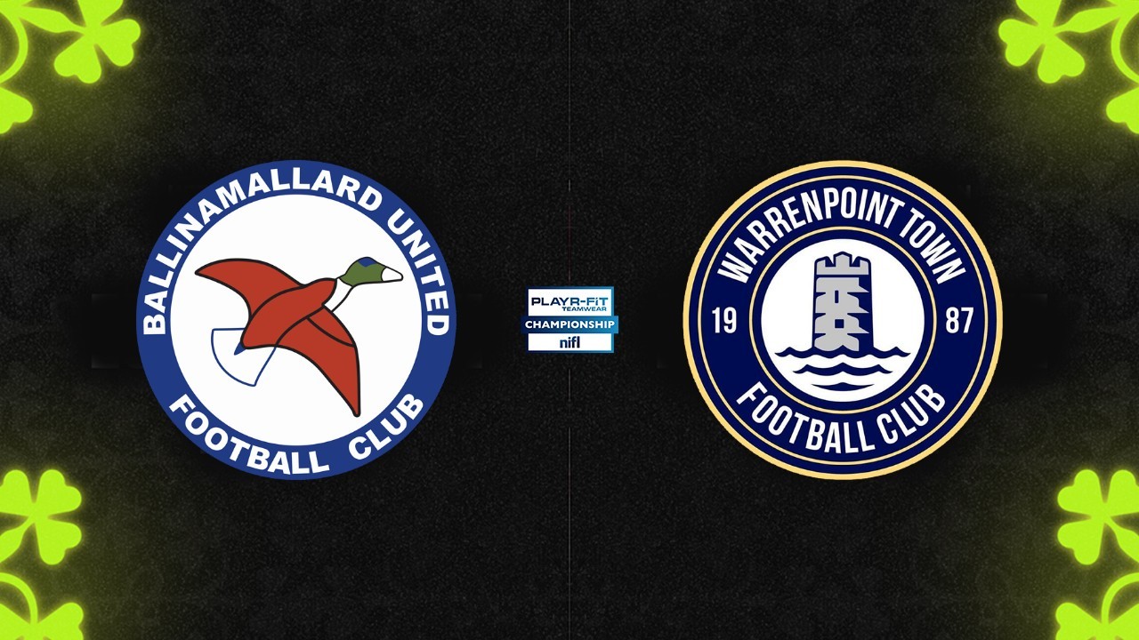 Ballinamallard United vs Warrenpoint Town poster