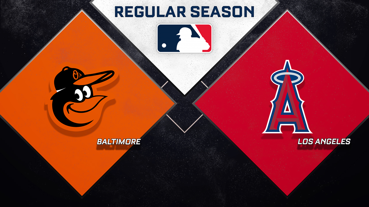 Baltimore Orioles vs Los Angeles Angels poster