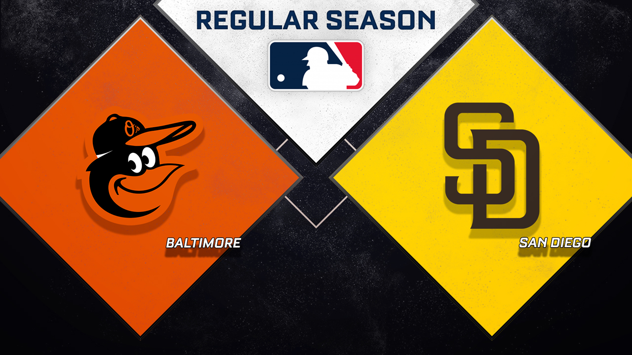 Baltimore Orioles vs San Diego Padres poster