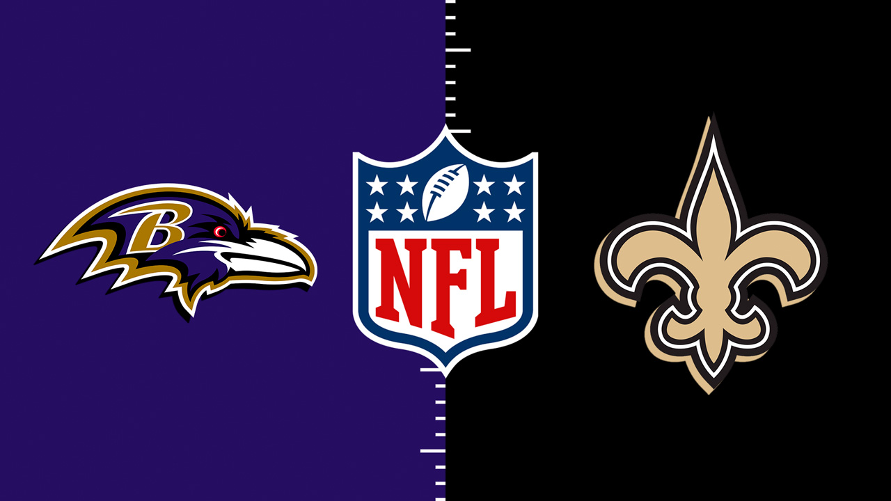 Baltimore Ravens vs New Orleans Saints poster