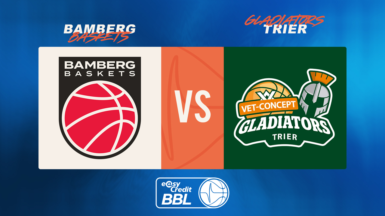 Bamberg Baskets vs Gladiators Trier poster