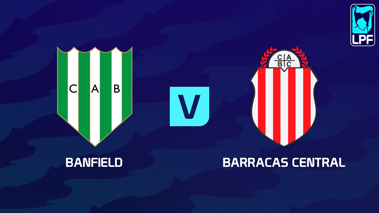 Banfield vs Barracas Central poster