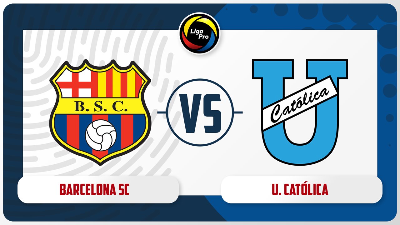 Barcelona SC vs Universidad Católica del Ecuador poster