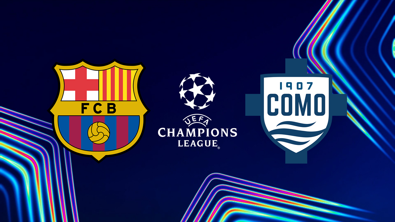 Barcelona vs Como poster