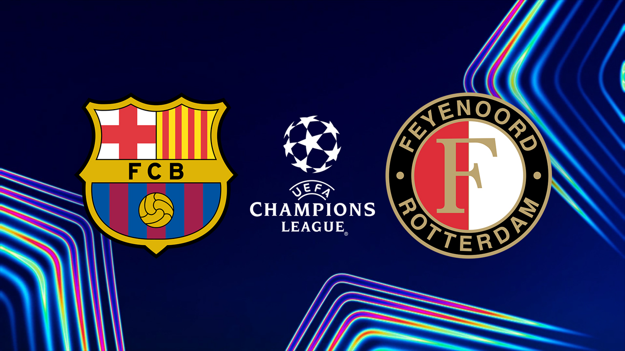Barcelona vs Feyenoord poster