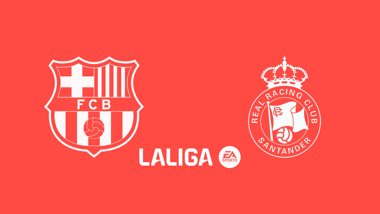 Barcelona vs Racing de Santander poster