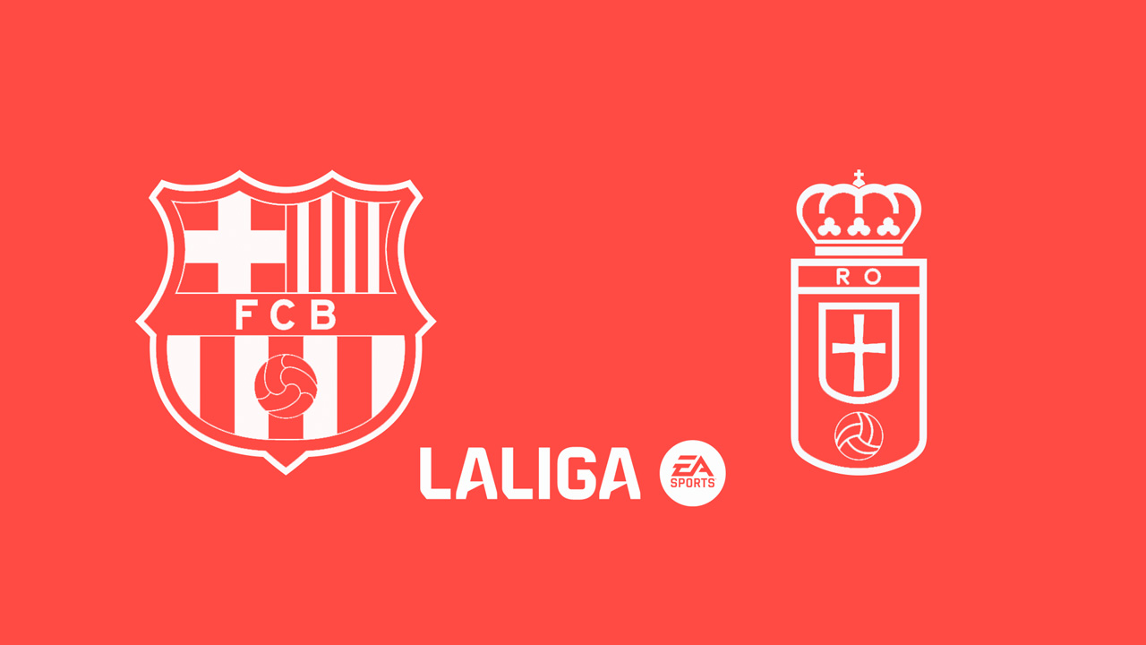 Barcelona vs Real Oviedo poster