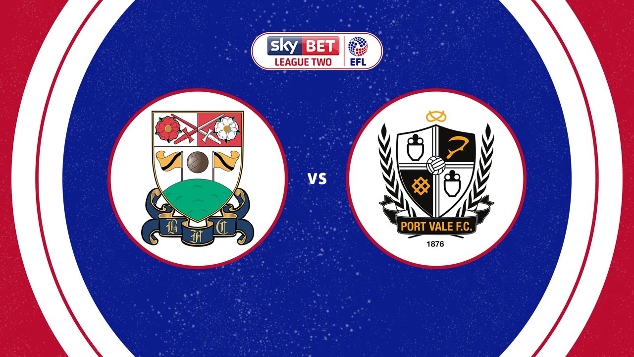 Barnet vs Port Vale poster