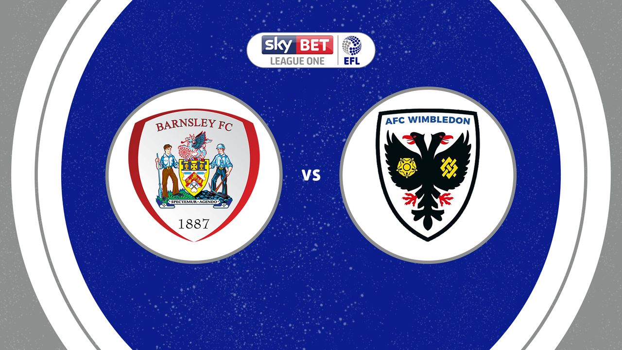 Barnsley vs AFC Wimbledon poster
