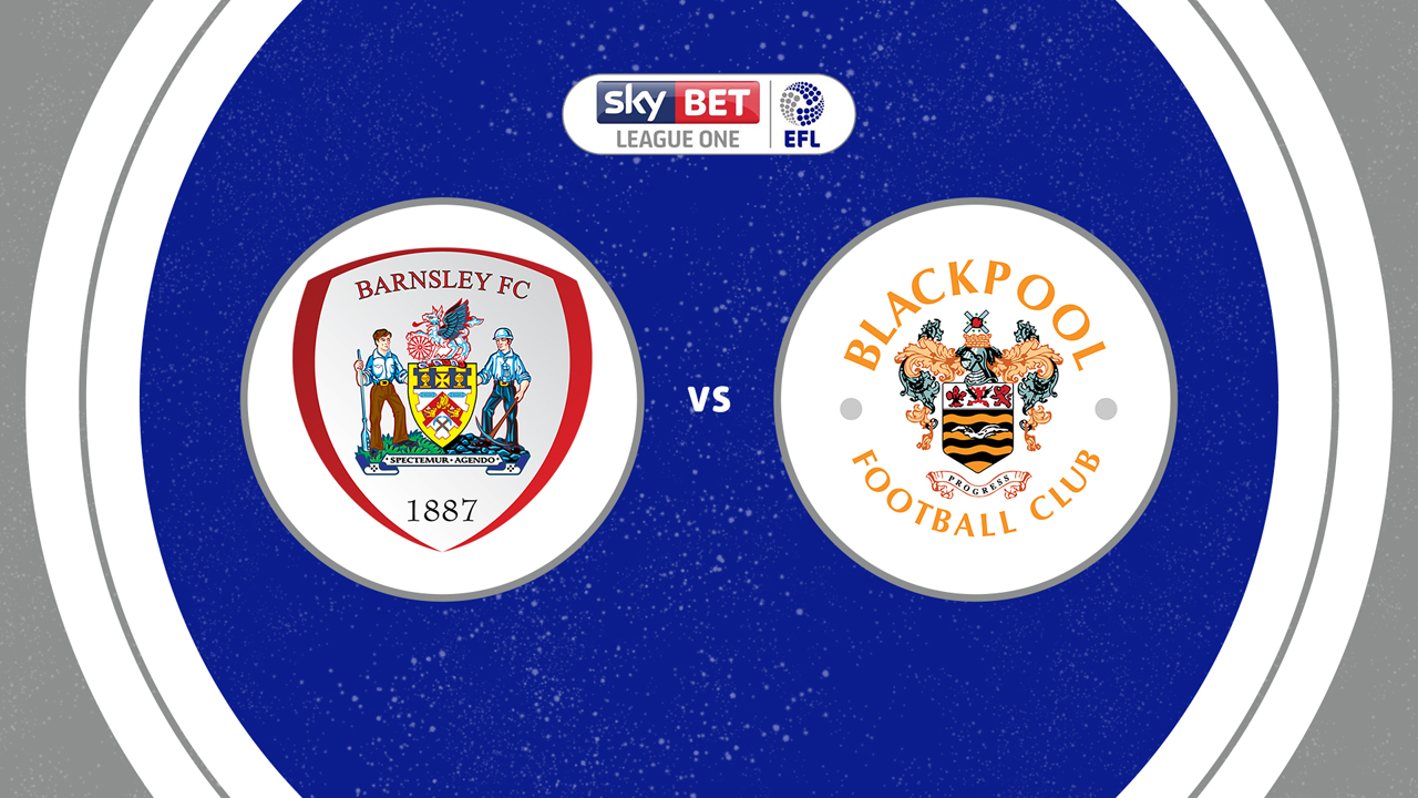 Barnsley vs Blackpool poster