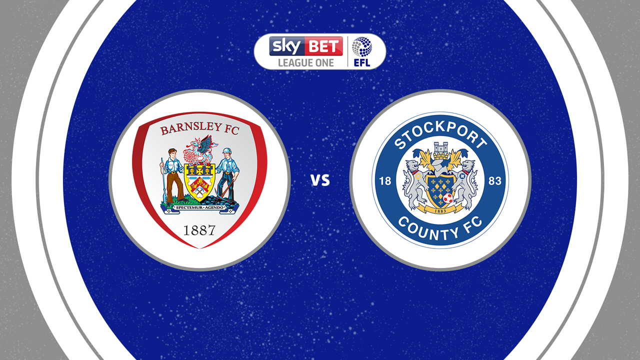 Barnsley vs Stockport County poster
