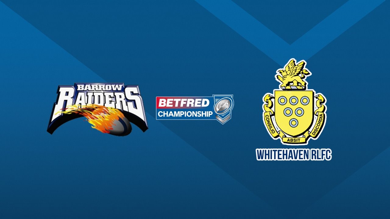 Barrow Raiders vs Whitehaven RLFC poster