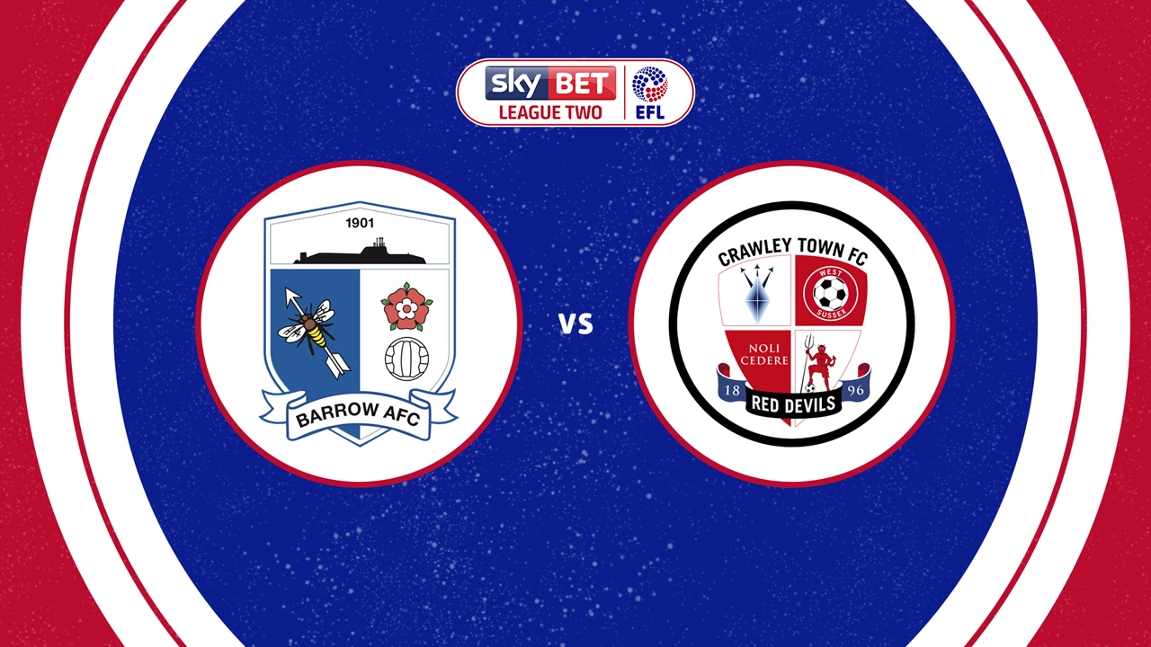 Barrow vs Crawley Town poster