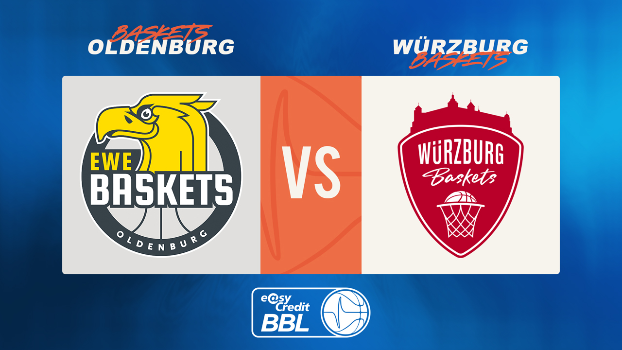 Baskets Oldenburg vs s.Oliver Würzburg poster