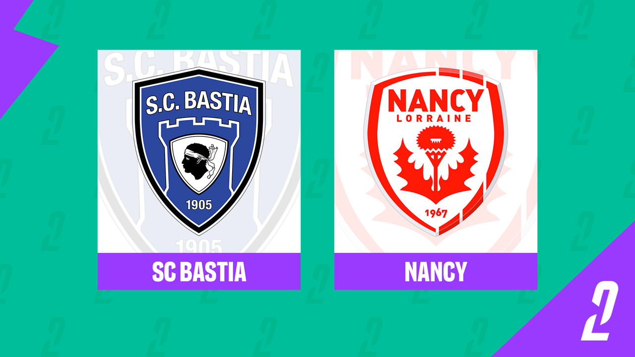 Bastia vs Nancy Lorraine poster