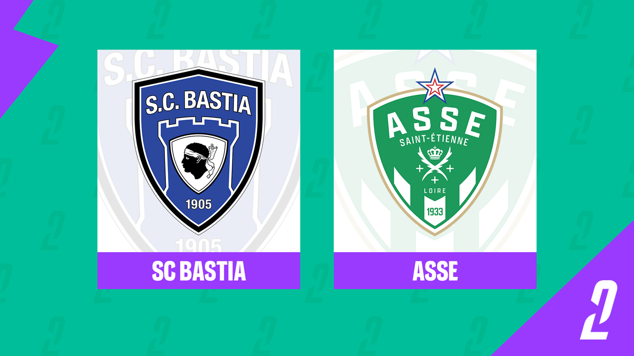 Bastia vs St Etienne poster