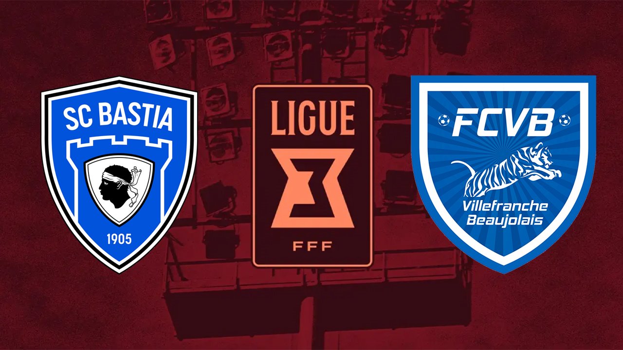 Bastia vs Villefranche Beaujolais poster