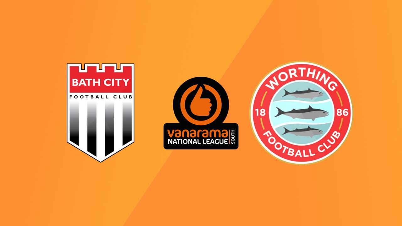 Bath City vs Worthing poster
