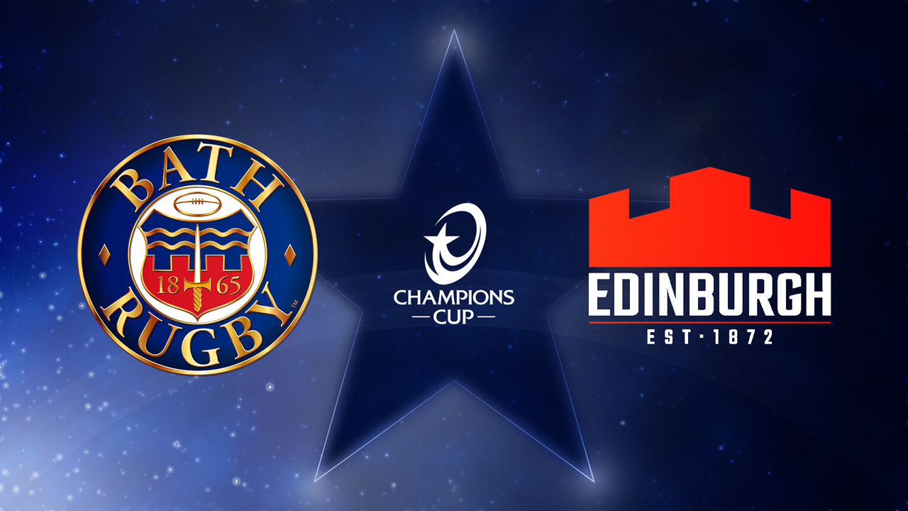 Bath Rugby vs Edinburgh poster