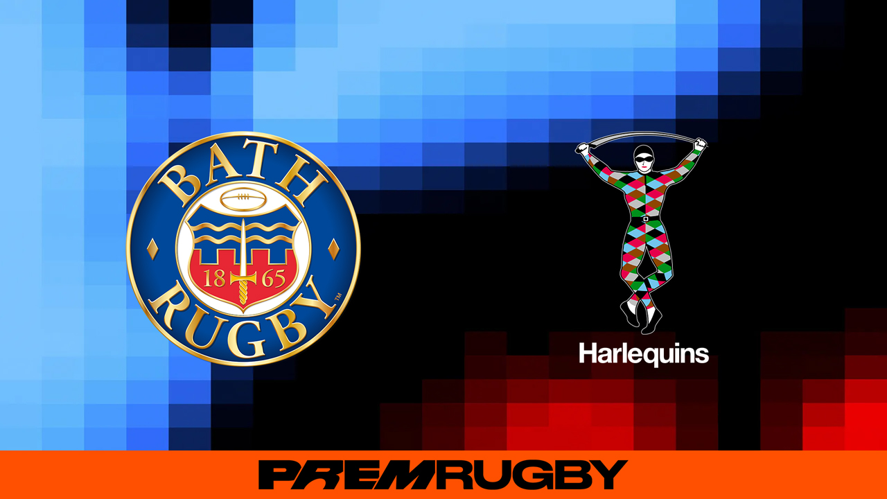 Bath Rugby vs Harlequins poster