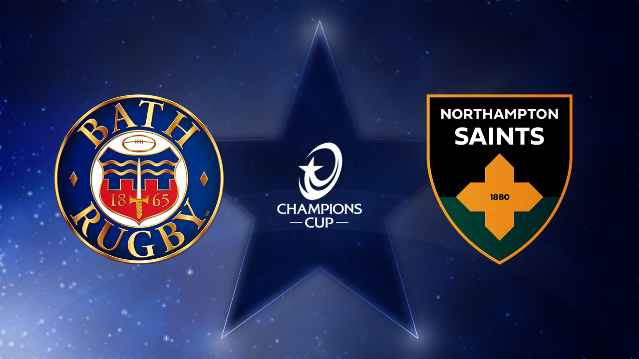 Bath Rugby vs Northampton Saints poster