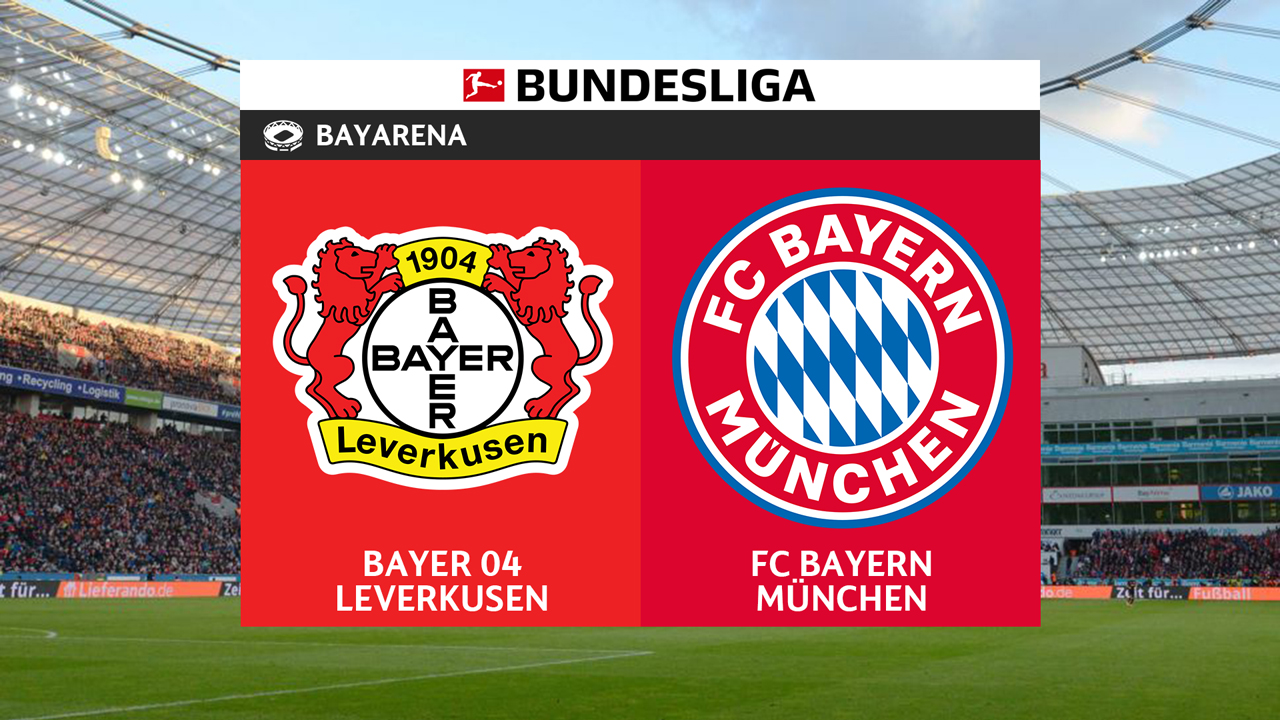 Bayer Leverkusen vs Bayern Munich poster