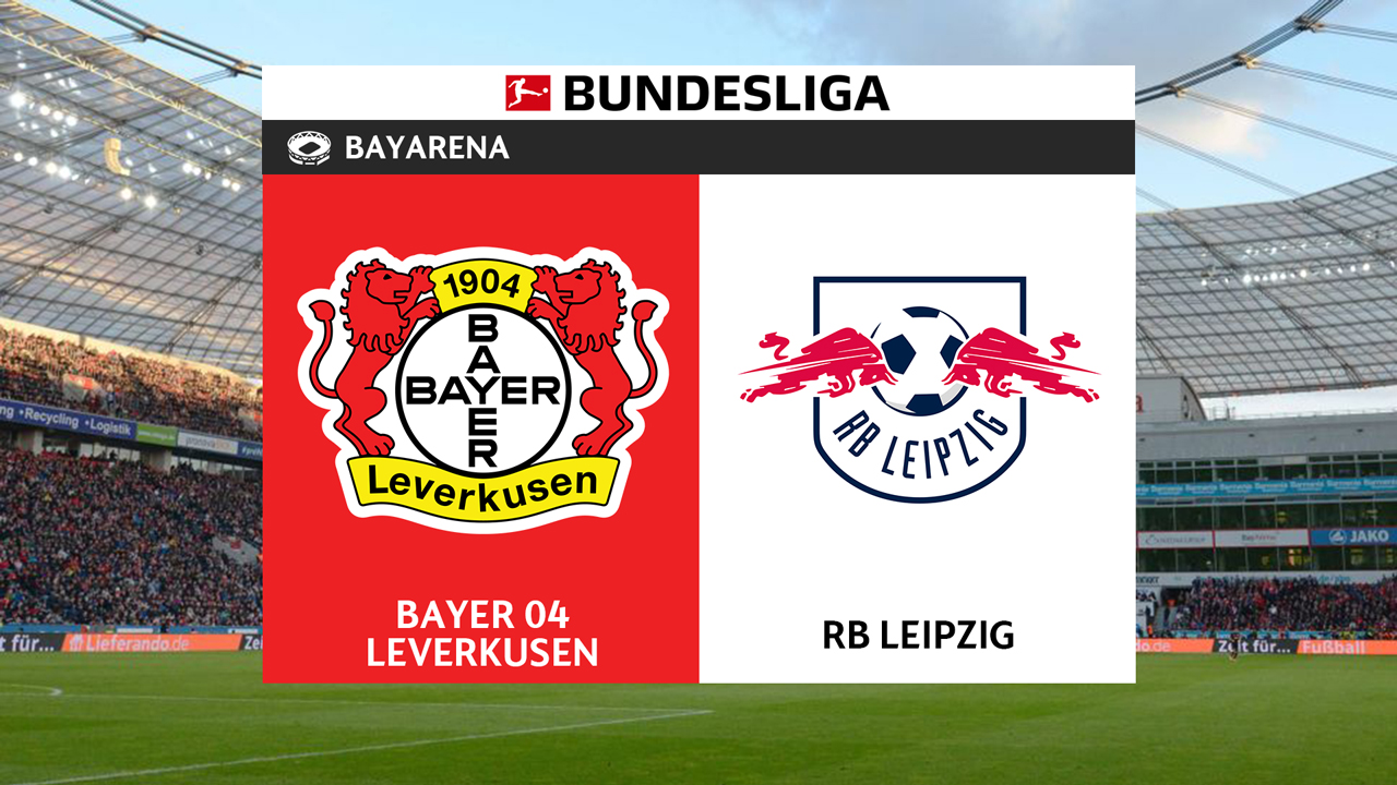 Bayer Leverkusen vs RB Leipzig poster